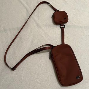 Lululemon Modular Phone Crossbody Bag - Brick Red / Orange (New)
